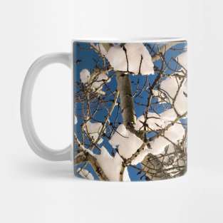 Snow on the trees Mug